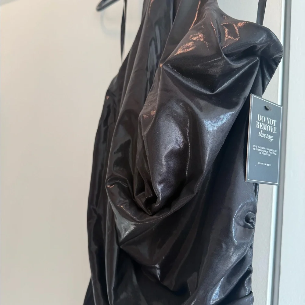 JLUXLABEL Black Bryanna Metallic Maxi Dress - Picture 2 of 6